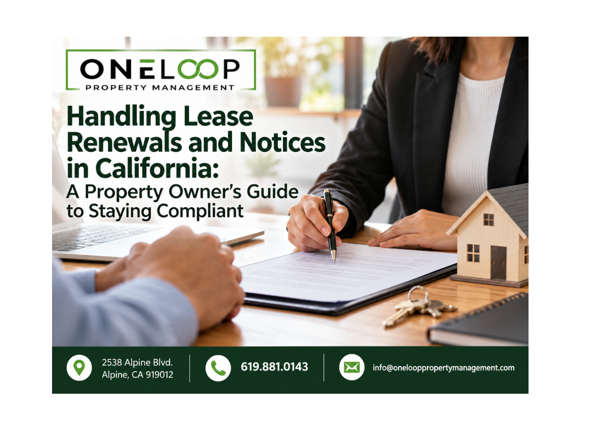 Handling Lease Renewals and Notices in California: A Property Owner's Guide to Staying Compliant